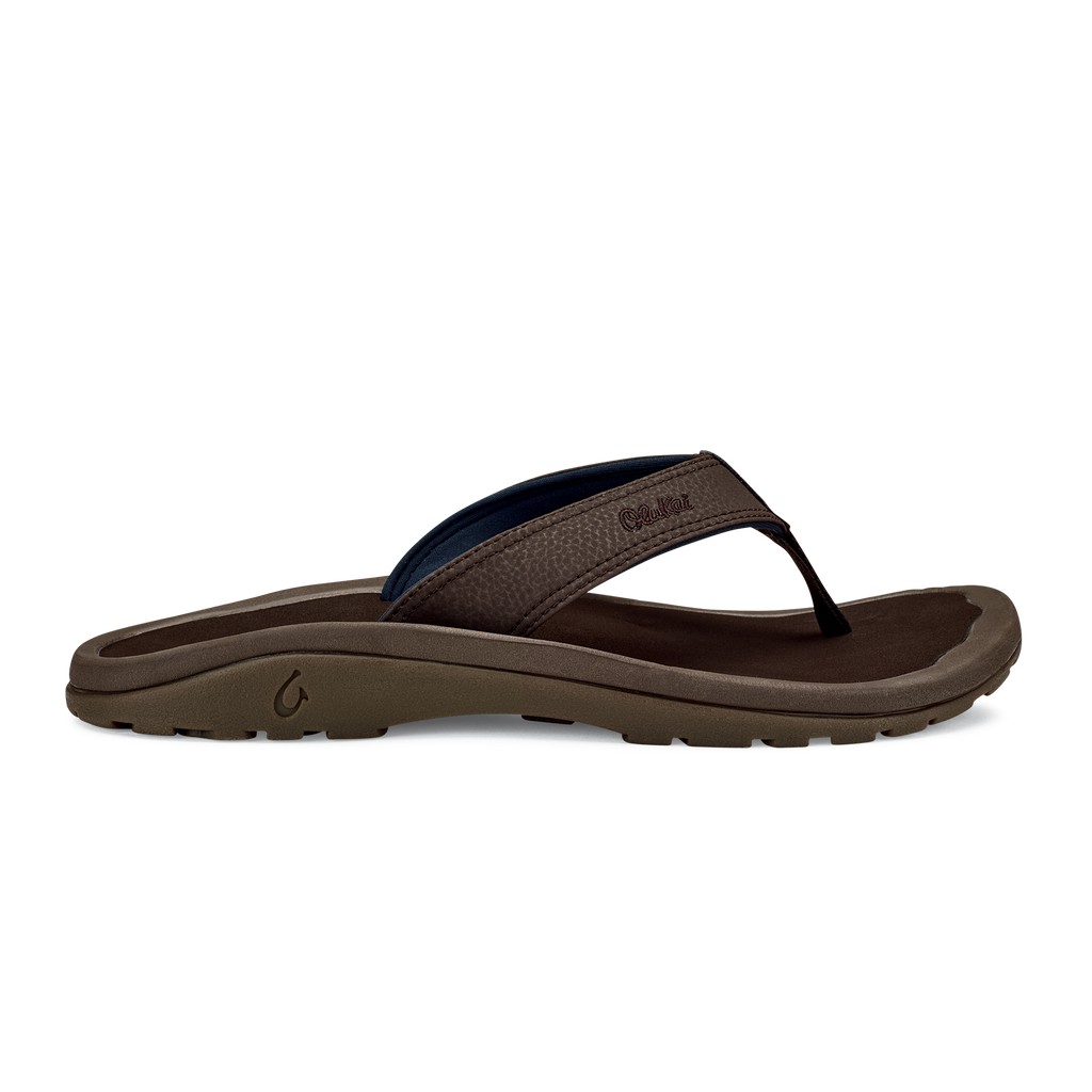 Olukai Zehentrenner Herren - Ohana Water-friendly Beach DunkelBraun - 29801ZFEA